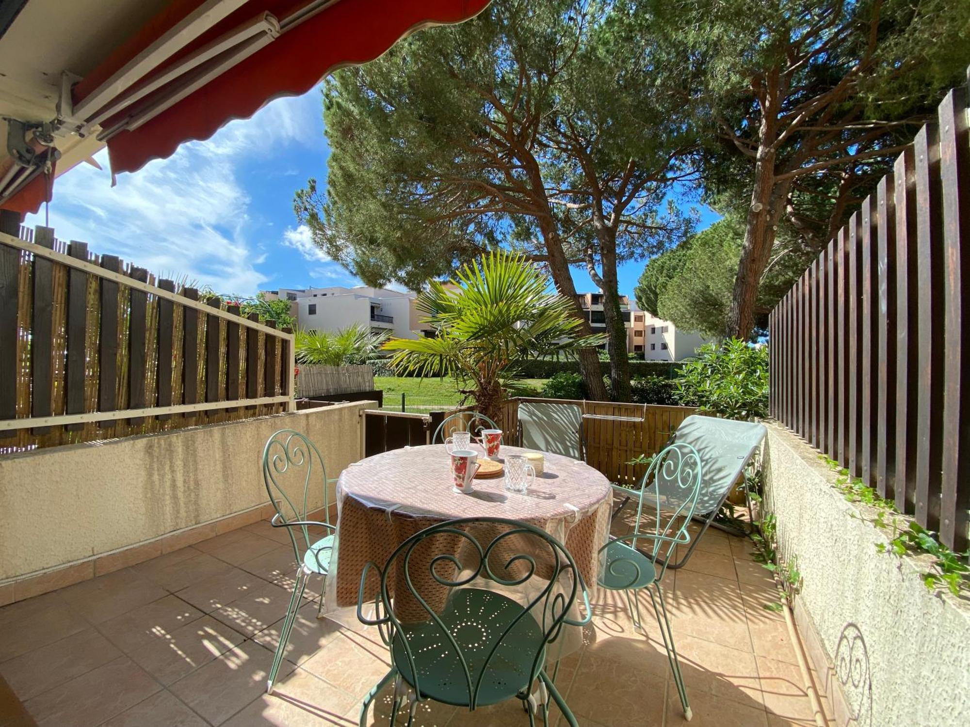 Sol-Y-Days Los Amigos, Studio 4 Couchages En Rez-De-Jardin, Avec Grande Terrasse Et Parking, A 250M De La Plage 르그로뒤후아 외부 사진